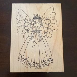 Rubber Stamp Swedish Angel